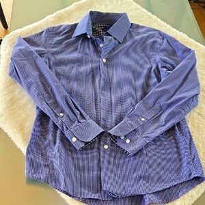 Men's Blue Checkered Shirt